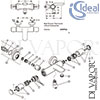 Ideal Standard Melange Exposed Bath Shower Spare Parts
